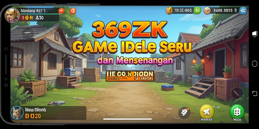 Tampilan gameplay <strong>369ZK</strong> yang menarik dengan grafik cerah.