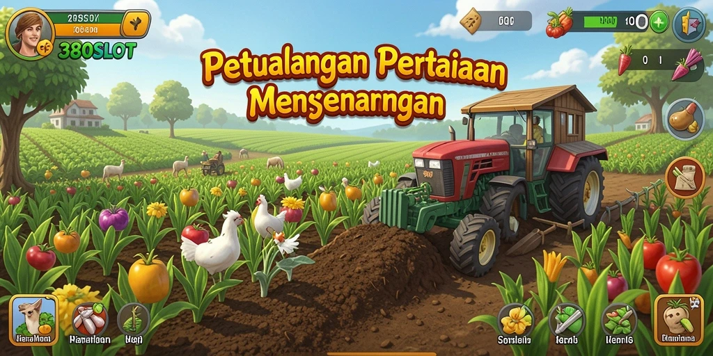 Gameplay menarik dalam pertanian dengan visuals yang memukau.