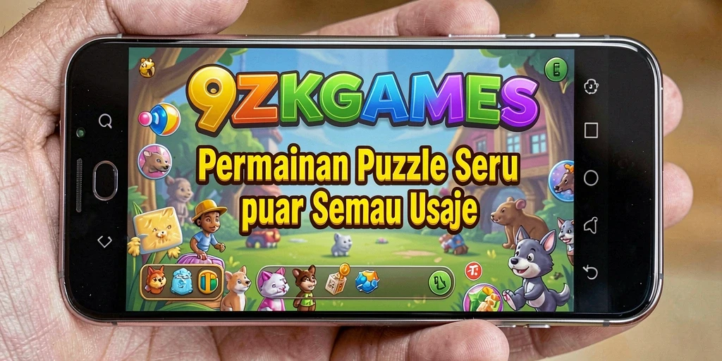 Screenshot menampilkan gameplay seru dari teka-teki di 9ZKGAMES.