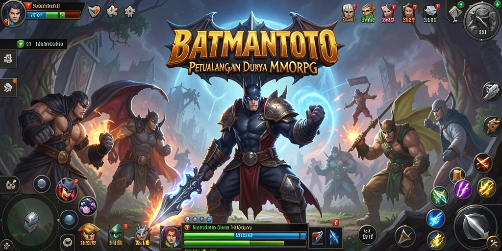 Tangkapan layar dari gameplay seru BATMANTOTO yang menampilkan pertarungan epik.