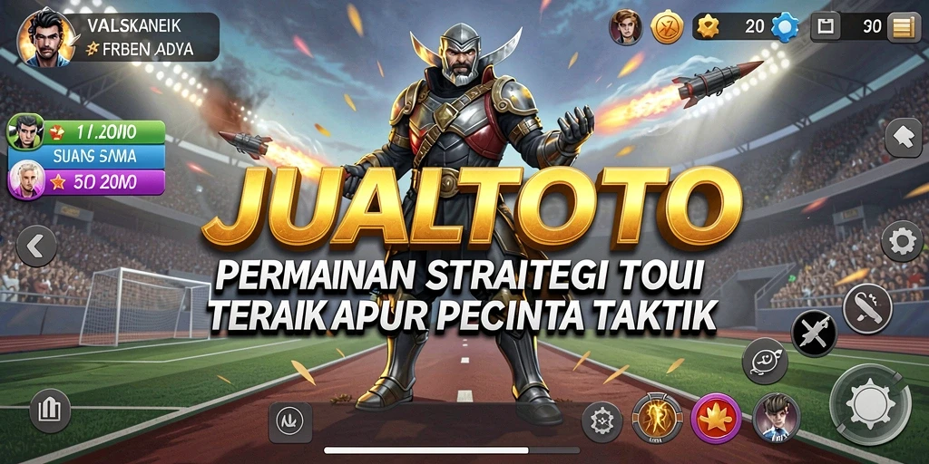 Tampilan gameplay JUALTOTO yang menegangkan dan strategis.