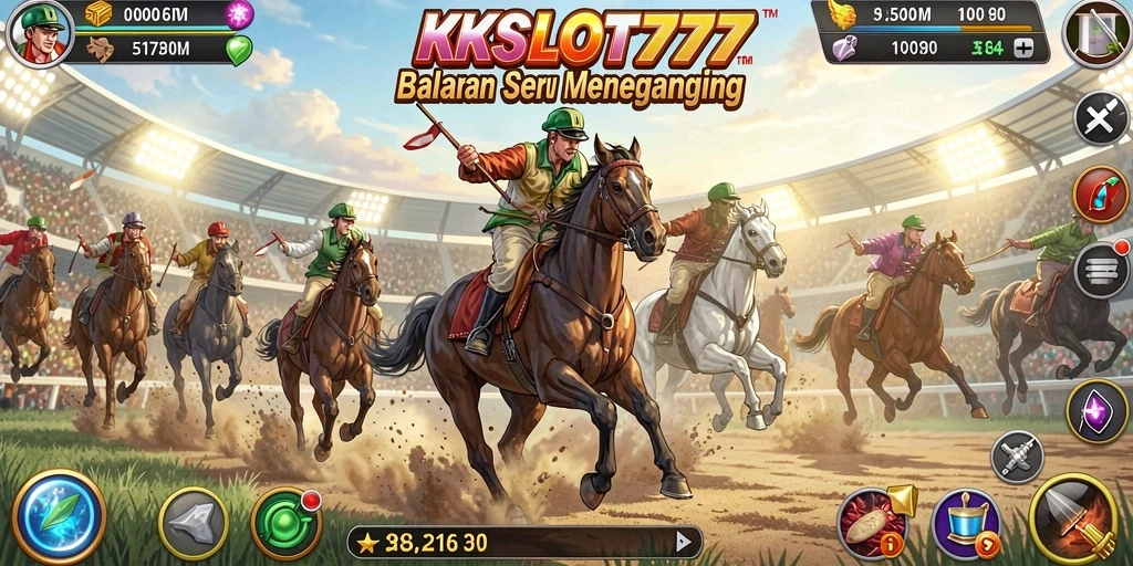Tampilan menarik saat balapan di KKSLOT777.