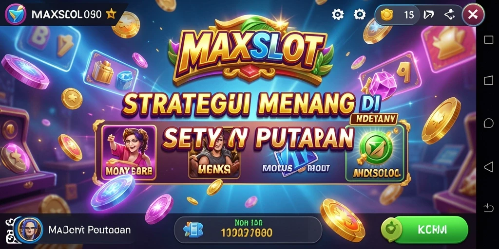 Screenshot gameplay MAXSLOT menunjukkan strategi yang mendalam dan pertempuran seru.