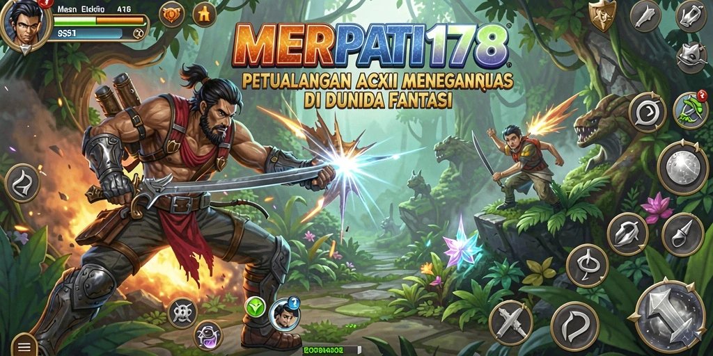 Tampilan gameplay MERPATI178 yang penuh aksi dan petualangan.