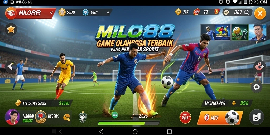 Tampilan gameplay MILO88 yang menarik dan seru saat bertanding.