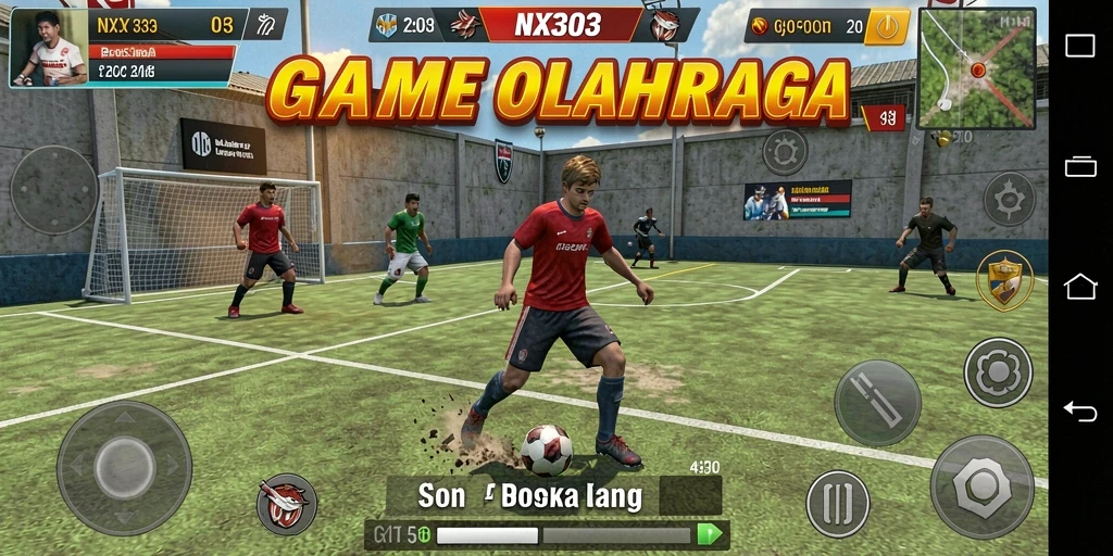 Gameplay NX303 yang seru dalam dunia olahraga.