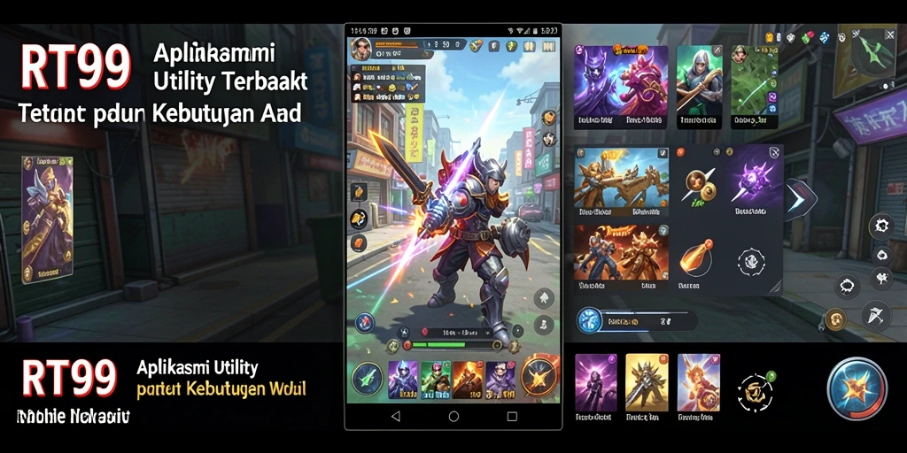 Tampilan utama RT99 dengan fitur pengelolaan aplikasi yang efektif.