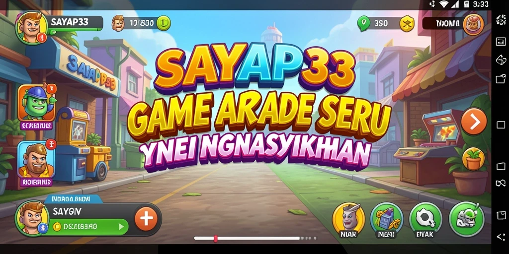 Tampilan gameplay SAYAP33 yang menarik dan seru.