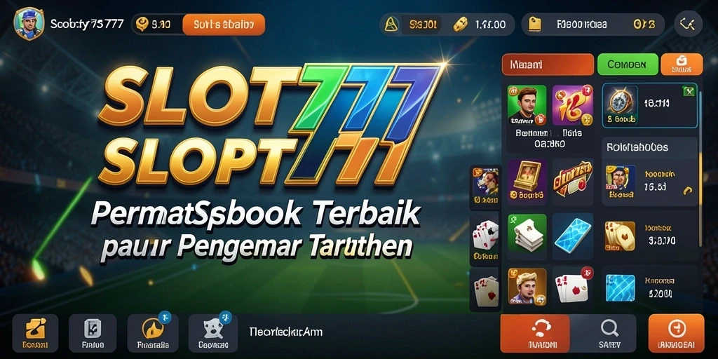 Tampilan gameplay menarik dari SLOT777 dengan berbagai opsi taruhan.