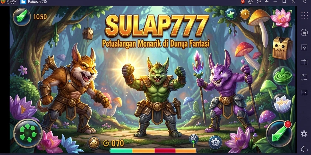 Tampilan gameplay SULAP777 yang penuh aksi dan petualangan.