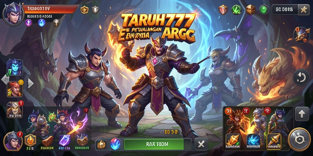 Screenshot TARUH777 menunjukkan petualangan epic yang memikat dalam gameplay ARPG.