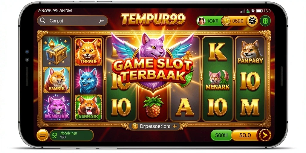 Screenshot gameplay menunjukkan keseruan permainan slot TEMPUR99.